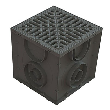 SP yard drain 25x25cm with cast iron grate KG pipe yard sink yard inlet