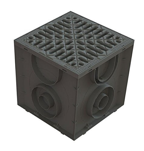 SP yard drain 25x25cm with cast iron grate KG pipe yard sink yard inlet