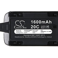 TCTK Batteries 1600mAh Compatible with [Parrot] Bebop Drone 3.0, Bebop Drone Skycontroller, Mini Quadcopter, Bedop First Replaces FBA