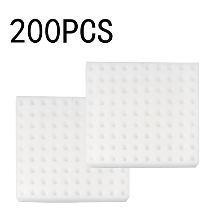 Zasvec Hydroponic Sponge 200 Pieces Greenhouse Garden Tool Seedling Sponges Hydroponic Sponges Hydroponic Grow Kit Hydroponic Sponge for Plant Growth 25 * 25 * 25mm
