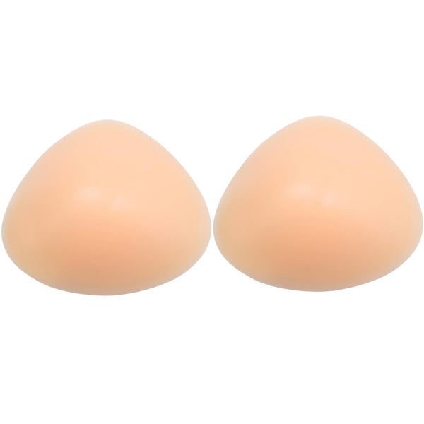 FESVINA Silicone Breast Forms False Breasts Triangle Concave Breast Prostheses Crossdresser Transgender Mastectomy Fake Breasts, A-Cup 400g/Pair