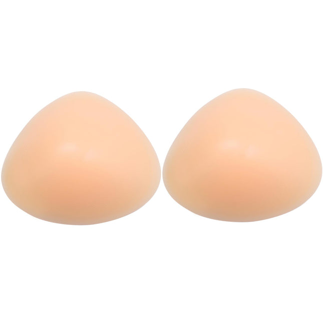 FESVINA Silicone Breast Forms False Breasts Triangle Concave Breast Prostheses Crossdresser Transgender Mastectomy Fake Breasts, A-Cup 400g/Pair