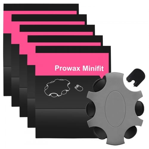 ProWax MiniFit Hearing Aid Wax Filters Hearing Aid Wax Protection Filters, ProWax MiniFit Replacement Wax Protection Filters with 6 Tools and 6 Filters, ProWax MiniFit Filters Hearing Aid Supplies 5 Pack/30 Pieces