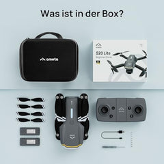 Ameta Drone with 4K Camera for Adults, S20 Lite FPV Drone for Beginners, RC Quadcopter with Brushless Motor, 36 min Flight Time, Altitude Hold, Circle Flight, Gift Toy for Kids (165 g)