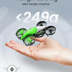 Holy Stone HS210F Mini Drone for Kids, 2 in 1 RC Quadcopter with Landing Mode and Flight Mode, One Key Start, Altitude Hold, 3D Flips, Headless Mode, Toy Gifts for Boys, C0 (Green)