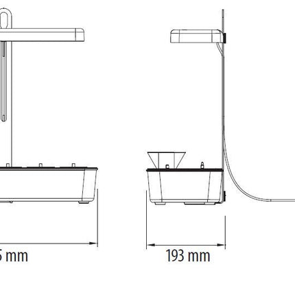 Northpoint Hydroponic LED Grow System Plant Lamp Plant Light Herb Garden Indoor Garden Grow Lamp 22W 1350 Lumen 10 Seedlings Height Adjustable Timer