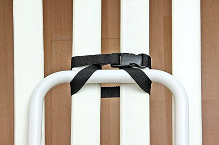 Alberts 140496 Bed Riser | Handle: Steel, white plastic-coated, Ø21 mm | Plate: Plastic, white, 330 x 560 x 620 mm