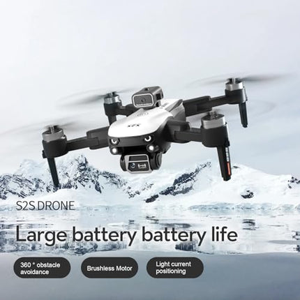 LUXWALLET Libra Spectra - 2025 Editie - Drone Met Laser Obstakel Ontwijking - Dual-Camera Systeem - Optical Flight Positioning - Stijgen En Landen Met EEN Knop - Headless Mode