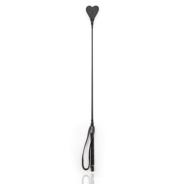 Black Heart Leather Whips, Sex Whip Flogger with Handle and Hanging Rope Bull Whip Riding Crop Spanking Toy Accessories Erotic SM Toys for Couples SM Role Play