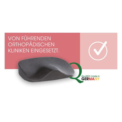 Vital Kissen® orthopedic seat cushion – orthopedic cushion | wedge cushion for chairs | ergonomic | relieves pressure on hips, back, and lumbar vertebrae | reduces pain | prevents poor posture | anthracite