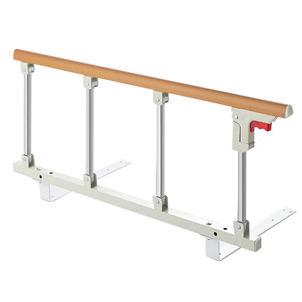 Gdmokle Bed Rail for Elderly, Foldable Bed Railing, Sturdy Metal Guard Assist Handle for Adults, Home Care, Hospital, 95x40cm