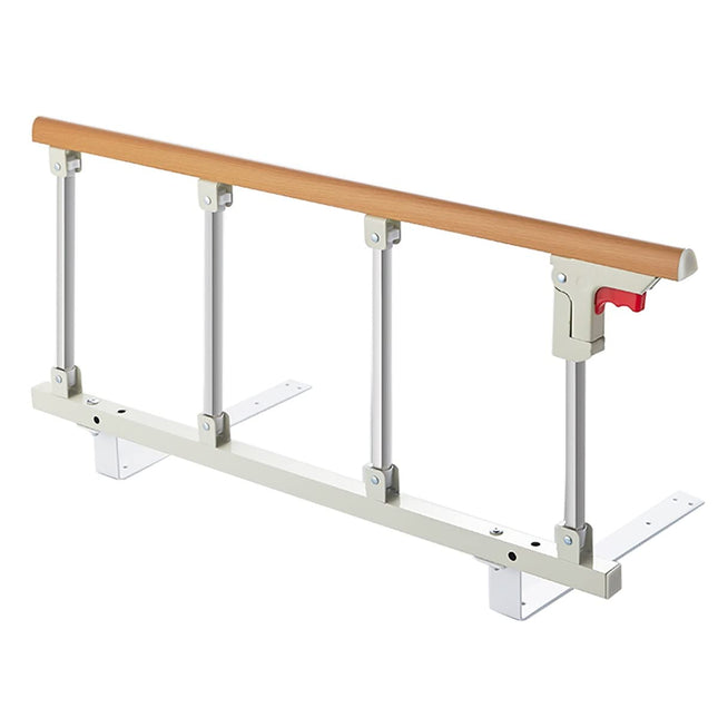 Gdmokle Bed Rail for Elderly, Foldable Bed Railing, Sturdy Metal Guard Assist Handle for Adults, Home Care, Hospital, 95x40cm