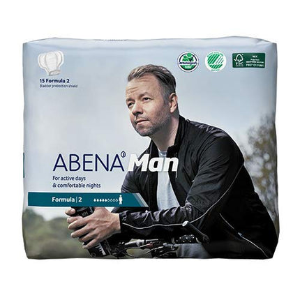 ABENA Incontinence Protection 180 Pieces (1.8E+2 Pieces, Medium, Polypropylene, Waterproof, Disposable, Men, Urine Protection)