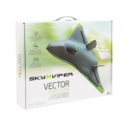Sky Viper Vector Performance stunt jet drone, designed for speeds up to 35 km/h, equipped with advanced position hold technology, high power-to-weight ratio,