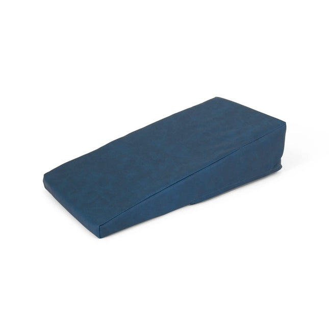 AFH Hand Positioning Wedge Quality | approx. 40 x 20 x 2-10 cm | high-quality artificial leather cover (blue-turquoise)