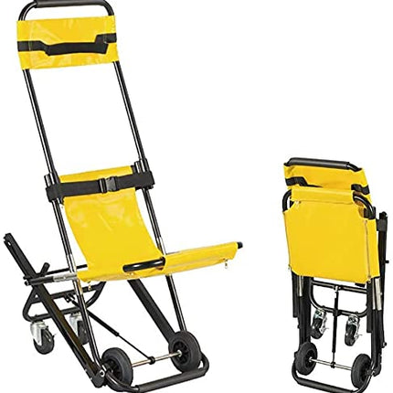 Foldable portable stair chair – lightweight ambulance firefighter evacuation lift with 180 kg capacity – easy single-person operation