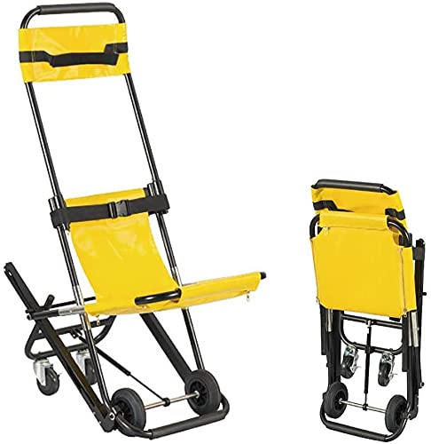 Foldable portable stair chair – lightweight ambulance firefighter evacuation lift with 180 kg capacity – easy single-person operation