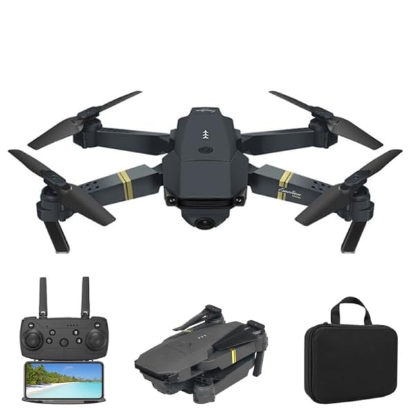 Drone with Camera 4K Complete Package Airon Drone for Kids and Adults Raptor 8K Drone Mini Drone Foldable Quadcopter, 120° Panorama Mode, Slow Motion Mode, 360° Rotation