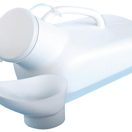 Maximex Urine Bottle Unisex, with tight closure and scale up to 800 ml, also suitable for women, dimensions (W x H x D): 32.5 x 15 x 10 cm