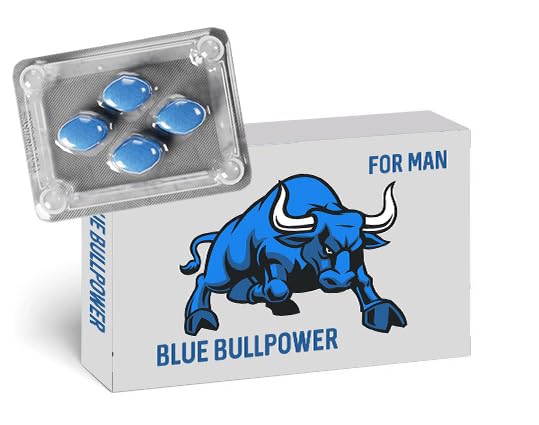 Blue pleasure pills for the active man – high-dose tablets with immediate effect, extra strong and tailored to the needs of men with Ginseng and Avena Sativa – Blue Bullpower
