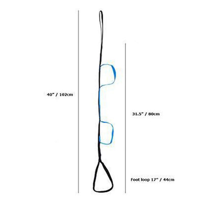 Dbtxwd Pack of 2 Leg Lifters with Two Handles, Mobility Device for Moving the Leg, Lifting Aid for Elderly, Disabled and Handicapped Users