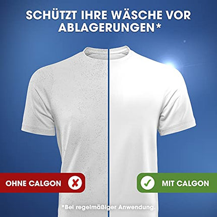 Calgon 4-in-1 Power Tabs – Water softener against limescale, dirt, and corrosion in the washing machine – Prevents unpleasant odors – 1 x 47 Tabs