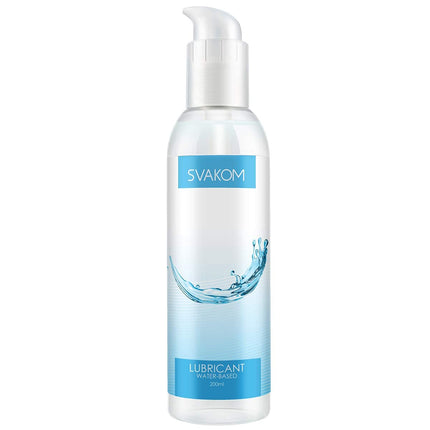 SVAKOM Deluxe Water-Based Lubricant Neutral, Silicone-Based Lubricant, Water-Based, Silky, 200ml Lubricant, Water-Based Lubrication, Gel Water-Based, Lube Waterbase