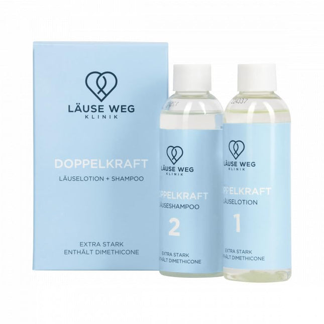 Double Power - Premium Lice Lotion and Lice Shampoo - 200ml - from the clinic