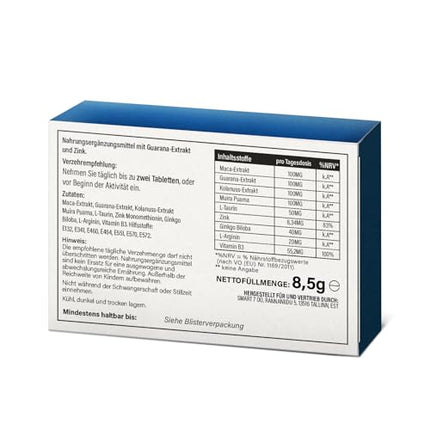 NEW: VIGAFORTE - high-dose for men with immediate effect - extra strong tailored to the needs of men - premium quality with L-Arginine + Maca
