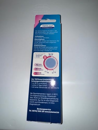 TESTAmed DIAGNOSTICS early pregnancy test, the pregnancy test provides a reliable test result of over 99%