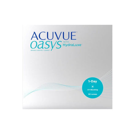 ACUVUE OASYS 1-Day daily lenses help reduce the feeling of tired and dry eyes – Daily contact lenses with -2.75 dpt and BC 8.5 – UV protection and comfortable wear – 90 lenses