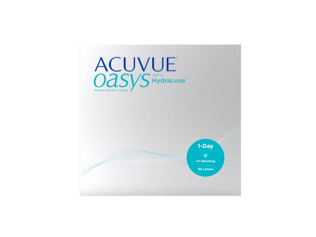 ACUVUE OASYS 1-Day daily lenses help reduce the feeling of tired and dry eyes – Daily contact lenses with -2.75 dpt and BC 8.5 – UV protection and comfortable wear – 90 lenses