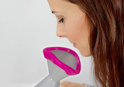 Inhaler Premium, with two soft attachments, grey