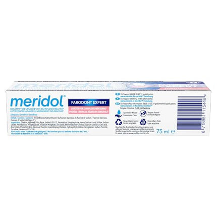 meridol Toothpaste Parodont Expert 75 ml - Toothpaste has an antibacterial effect and supports the natural healing process of the gums