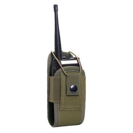 MiOYOOW Tactical Radio Bag, Small Molle Bag for Walkie Talkie, Molle Pouch Bag Walkie Talkie Radio Bag for Radio