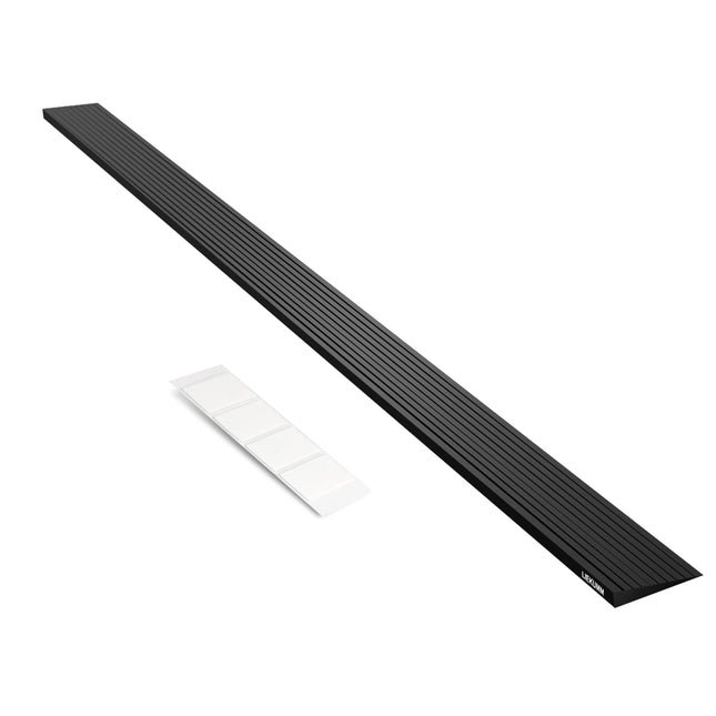 LIEKUMM 1 cm Height Door Threshold Ramp, 650 kg Load Capacity Rubber Wheelchair Ramp, Portable Small Size Threshold Ramp for Home, Steps, Curbs, Electric Wheelchair, Scooter, Motorcycle, Cuttable