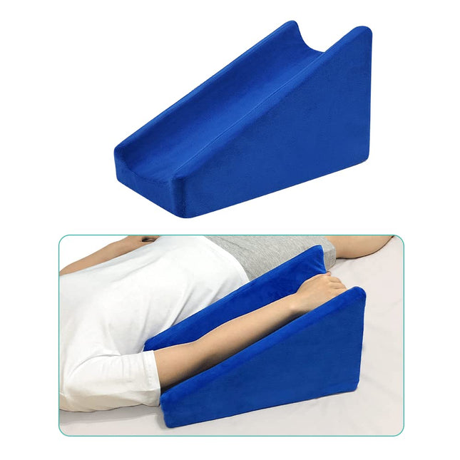 Arm elevation pillow, support arm wedge, elevation pillow after surgery, raised wedge arm pillow for sleeping, wheelchair arm pad, elbow pillow, post-surgery recovery