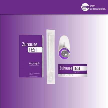 NanoRepro HomeTEST Vaginal yeast infection, rapid test for antibodies against vaginal yeast infection, simple vaginal test for women with symptoms such as itching or pain when urinating