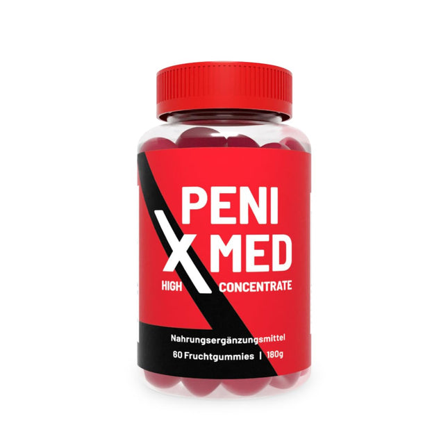 PENIXMED Fruit Gummies - Performance Enhancer for the Active Man - Cherry Flavor + Ashwagandha High Dose - Premium Libid Love Gummies for Men - Men's Supplement (1)