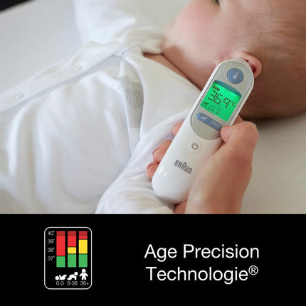 Braun ThermoScan 7 Ear Thermometer BRAIRT6520 | Age Precision Technology | Color-coded digital display | Baby and toddler friendly | The #1 brand among doctors (1)