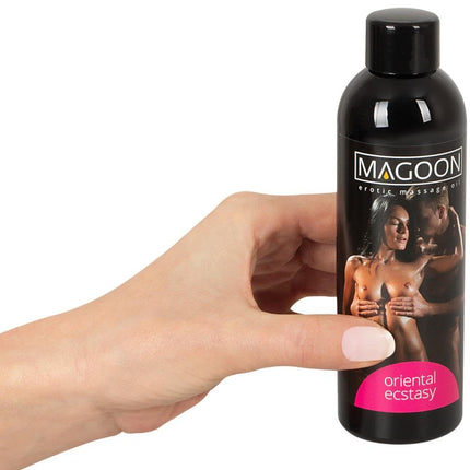 Magoon Oriental Ecstacy Oil – arousing quality oil for women and men, smooth sexual pleasure, stimulating fragrance, skin-friendly, 200 ml