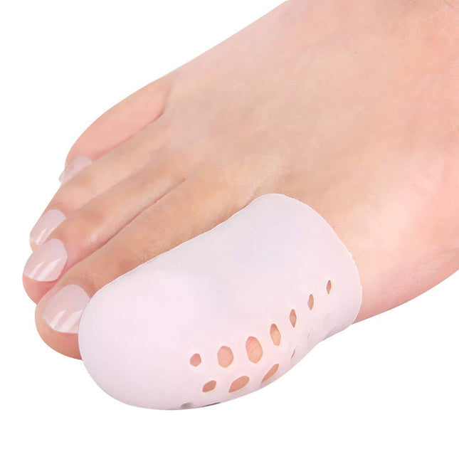 Big toe toe protector, 10 pieces of gel toe caps, breathable big toe caps, against blisters and calluses | Toe pads, toe plasters, toe separators for big toes.