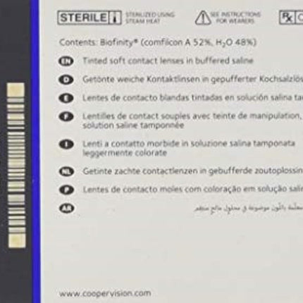 Biofinity monthly soft lenses / BC 8.6 mm / DIA 14.0 / -1.75 diopters, 6 pieces (1 pack)