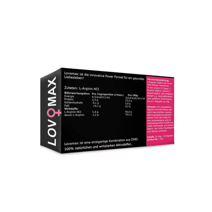 LovoMax Woman Sexual Enhancer Sex Pills for Women 100% herbal and vegan - Express delivery