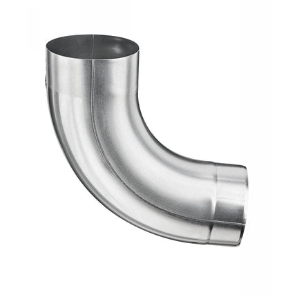 Titanium zinc downpipe bend DN 87/85 degrees