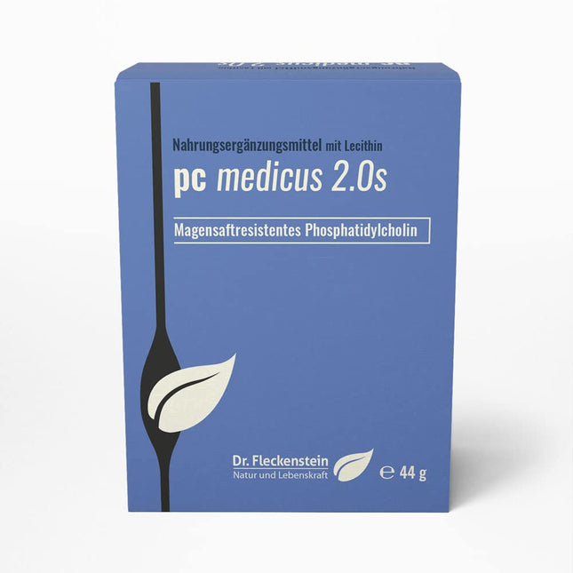 Dr.Fleckenstein PC medicus 2.0S, 83% Phosphatidylcholine (Soy Lecithin), high-dose, enteric-coated, new as a dietary supplement, 90 capsules