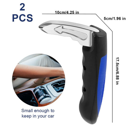 KBIBCK 2 Pack Car Exit Aid, Car Entry Aid, Seniors Multifunctional, 2 in 1 Multifunctional Car Grab Bar, Window Breaker, For Getting In And Out Of Cars For Seniors, Disabled