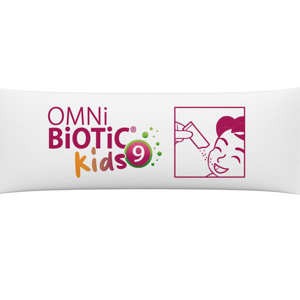 OMNi BiOTiC SR-9 Kids | 28 Sticks | 9 Bacterial Strains | Melt directly on the tongue | Vegan | Gluten-free | Lactose-free