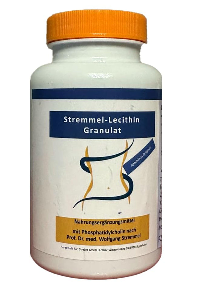 Stremmel Lecithin - the original with optimized recipe, granules, 150g phosphatidylcholine per can