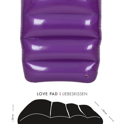 ORION Lovepad - inflatable love pillow for women and men, for intensive anal and vaginal penetration, anatomically shaped, washable, purple